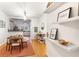 This dining room showcases hardwood floors and an open concept layout at 3675 Peachtree Ne Rd # 24, Atlanta, GA 30319