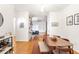 This dining room offers hardwood floors and an open concept layout at 3675 Peachtree Ne Rd # 24, Atlanta, GA 30319