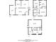 Full house floorplan showcasing layout of all three levels of the home at 2233 Cherokee Valley Dr, Lithonia, GA 30058