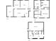 Detailed floor plan showcasing the layout of each level with rooms, halls, and bathrooms clearly labeled at 2233 Cherokee Valley Dr, Lithonia, GA 30058
