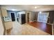 Open kitchen showcasing stainless steel appliances and a seamless connection to dining area at 3873 Jane Marie Ln, Decatur, GA 30035