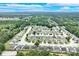 Beautiful aerial view of a vibrant community, featuring well-spaced homes surrounded by lush greenery and mature trees at 936 Village View Cir, Loganville, GA 30052