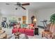 Bright and airy living room with an open floor plan and dining area at 936 Village View Cir, Loganville, GA 30052