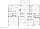 Detailed floor plan showcasing the first floor featuring large rooms, a sun room, and a two-car garage at 2676 Varner Ne Dr, Atlanta, GA 30345