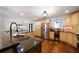 Spacious open kitchen with stainless steel appliances, granite countertops, and lots of natural light at 4970 Lost Mountain Nw Trce, Kennesaw, GA 30152
