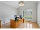 Bright office with hardwood floors, vaulted ceiling, and large windows at 4204 Woodfare Nw Ln, Kennesaw, GA 30152