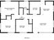 Detailed floor plan showcasing layout, dimensions, and room names, providing a comprehensive property overview at 1538 Belva Ave, Decatur, GA 30032