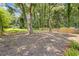 Spacious, partially-wooded backyard enclosed with a wooden fence, offering a private outdoor space at 2728 Mcafee Rd, Decatur, GA 30032