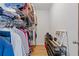 Walk-in closet with custom shelving offering ample storage for clothes and accessories at 2728 Mcafee Rd, Decatur, GA 30032