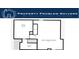 Floor plan depicting bedroom, bathroom, and kitchen/living/dining room layout and dimensions at 33 Powder Dr, Dallas, GA 30157