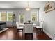 Dining area with modern furnishings, natural light, and patio access at 804 Whittington Sw Pkwy, Marietta, GA 30060