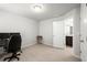 Bright office with a desk and dual monitors, plus a view into the attached bathroom at 804 Whittington Sw Pkwy, Marietta, GA 30060