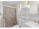 Nicely remodeled bathroom with modern fixtures, including a toilet and vanity at 4908 Mill Brook Dr, Atlanta, GA 30338