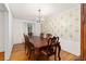 Elegant dining room featuring hardwood floors and a chandelier at 4908 Mill Brook Dr, Atlanta, GA 30338