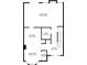 Main floor plan featuring large living room, kitchen, dining area, and foyer, plus a half-bath and laundry room at 1378 Sheffield Glen Ne Way, Atlanta, GA 30329