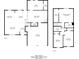 Complete floor plan displaying the layout of both floors, including room dimensions and total square footage at 2183 Ramblewood Cir, Decatur, GA 30035