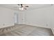 Bedroom with neutral carpet and white trim offers a clean and modern look at 2316 Fripp Overlook Nw, Acworth, GA 30101