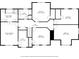 Detailed floor plan showcasing the layout of the home's second floor, including dimensions of each room at 2316 Fripp Overlook Nw, Acworth, GA 30101