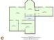 Floor plan with kitchen, bath, utility room, and two rooms at 420 Gold Xing, Canton, GA 30114