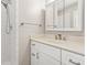 Bright bathroom with a modern vanity, shower, and neutral accents at 4211 Burnt Hickory Nw Rd, Marietta, GA 30064