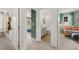 Hallway offering a view into the bedroom and bathroom at 221 Paisley Way, Locust Grove, GA 30248