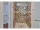 Modern shower with glass door and tile surround at 3357 Huntwood Ct, Decatur, GA 30034
