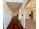 Elegant foyer with hardwood floors, arched doorways, and an open layout at 3429 Lake End Dr, Loganville, GA 30052