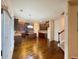 A kitchen with an island, stainless steel appliances, and a pantry for storage at 3429 Lake End Dr, Loganville, GA 30052