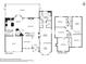 Detailed floor plan of the house, showing layout of rooms and dimensions at 335 Scarborough Way, Alpharetta, GA 30022