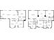 Floor plan of first and second floors showcasing the layout of the home at 4090 Sierra Knolls Ct, Cumming, GA 30040