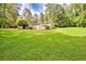 Expansive backyard with lush green grass and mature trees at 3440 Wilson Rd, South Fulton, GA 30349