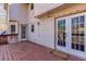 Back exterior view of deck with access from the home's rear entrances at 5050 Brownwood Dr, Powder Springs, GA 30127