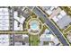 Aerial view of meticulously planned community with elegant landscaping and architectural features at 102 Grand Cres, Alpharetta, GA 30009