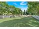 Well-maintained dog park featuring artificial turf and secure fencing, providing a safe and enjoyable space for pets at 102 Grand Cres, Alpharetta, GA 30009