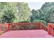 This is the back deck with trees in the back at 1301 Dayspring Trce, Lawrenceville, GA 30045