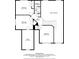 Detailed floor plan showcasing the layout of the second floor, including the bedrooms at 1301 Dayspring Trce, Lawrenceville, GA 30045