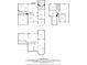Comprehensive floor plan showcasing the layout of all floors of the property at 1301 Dayspring Trce, Lawrenceville, GA 30045