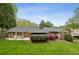 Brick home with a well-maintained backyard, patio area, and vibrant landscaping at 3755 Kayanne Ct, Tucker, GA 30084