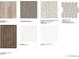 Sample of the selections for flooring, countertops, backsplash and cabinets at 330 Meacham Ct, Dacula, GA 30019