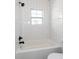 Bathroom with new tile and fixtures at 469 Mellview Sw Ave, Atlanta, GA 30310