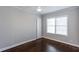 Bedroom featuring natural light, ceiling fan, and hardwood floors at 469 Mellview Sw Ave, Atlanta, GA 30310