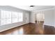 Bright living room with gleaming hardwood floors, fresh paint, and plenty of natural light at 469 Mellview Sw Ave, Atlanta, GA 30310