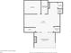 Fourth floor layout, with a loft, covered balcony, fireplace and bedroom at 2111 Bellrick Nw Rd, Atlanta, GA 30318