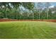 A sprawling, well-maintained backyard enclosed by a wooden fence, perfect for recreation and relaxation at 1952 Winding Creek Sw Ln, Marietta, GA 30064