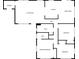 Detailed floor plan of the house shows the layout of the kitchen, bedrooms, bathrooms, and living area at 4477 Timber Ridge Dr, Douglasville, GA 30135
