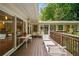 Spacious deck overlooking the backyard, ideal for outdoor gatherings at 2072 Castleway Ne Dr, Atlanta, GA 30345