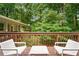 Inviting backyard deck area with comfortable seating and scenic views at 2072 Castleway Ne Dr, Atlanta, GA 30345
