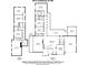 Detailed floor plan of a spacious home, showcasing the layout of rooms, including the kitchen and bedrooms at 2072 Castleway Ne Dr, Atlanta, GA 30345