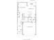 Detailed first floor plan displaying the layout of the home, including kitchen and Gathering room at 625 Skytop Dr, Cumming, GA 30040