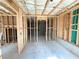 Unfinished basement with exposed framing offering design potential at 66 Pine Creek Ct, Dallas, GA 30157